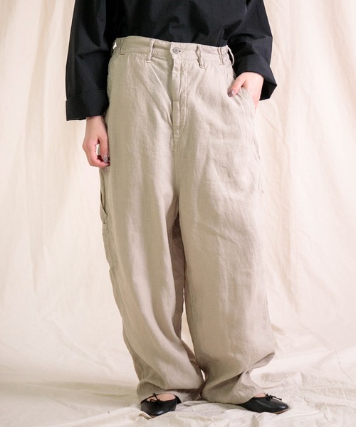 Brocante パンツ 「Brocante / ブロカント」 リネンキャンバス