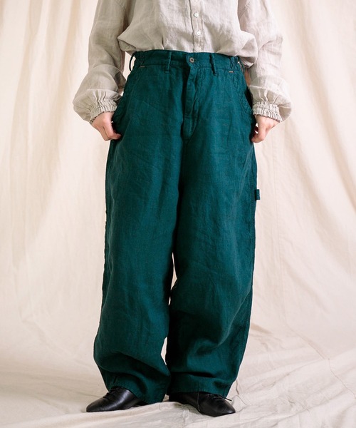 Brocante ブロカント　トラヴァイユカーゴパンツ　¥15400 Brocante パンツ 「Brocante / ブロカント」 リネンキャンバス
