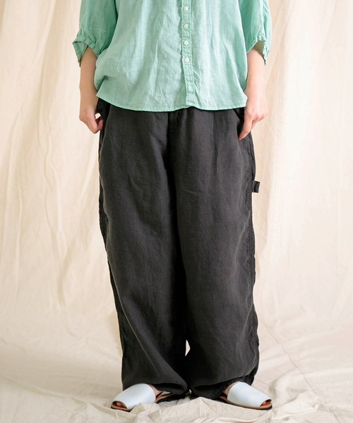 Brocante パンツ 「Brocante / ブロカント」 リネンキャンバス