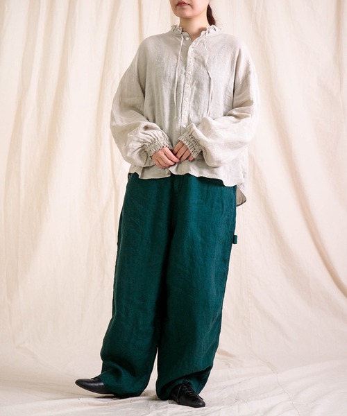 Brocante パンツ 「Brocante / ブロカント」 リネンキャンバス