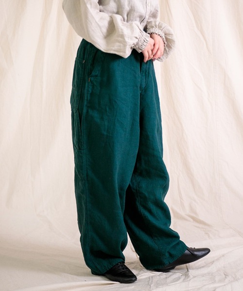 Brocante パンツ 「Brocante / ブロカント」 リネンキャンバス