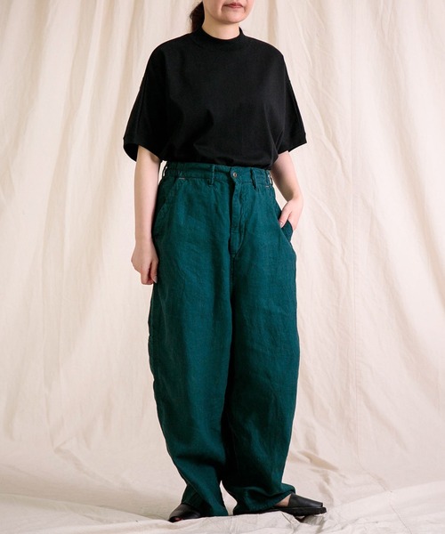 Brocante パンツ 「Brocante / ブロカント」 リネンキャンバス