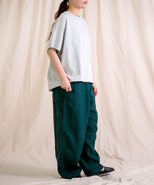 Brocante パンツ 「Brocante / ブロカント」 リネンキャンバス