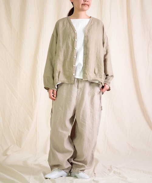 Brocante パンツ 「Brocante / ブロカント」 リネンキャンバス