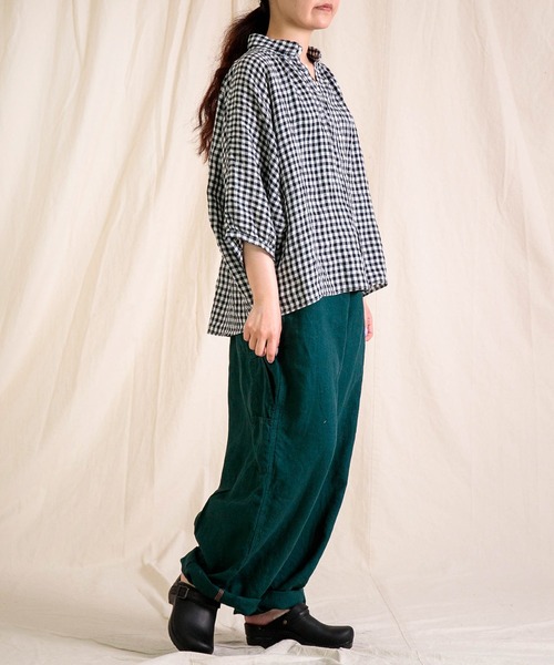 Brocante パンツ 「Brocante / ブロカント」 リネンキャンバス