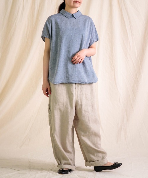 Brocante パンツ 「Brocante / ブロカント」 リネンキャンバス