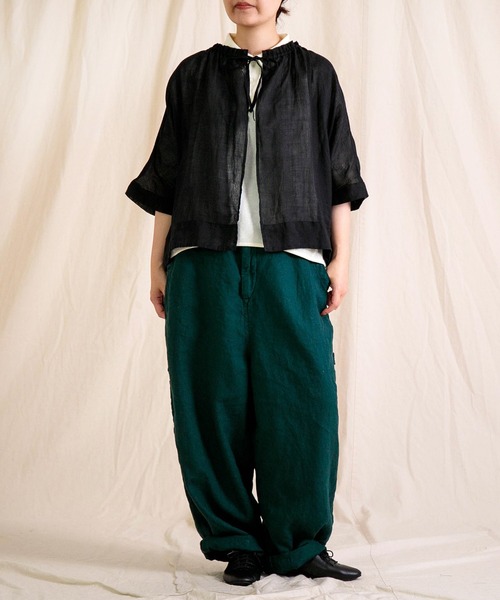 Brocante パンツ 「Brocante / ブロカント」 リネンキャンバス