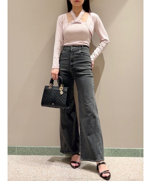 SNIDEL（スナイデル） ブーツカットデニムパンツ 0 グレー レディース