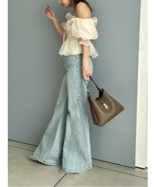 SNIDEL（スナイデル） ブーツカットデニムパンツ 0 グレー レディース