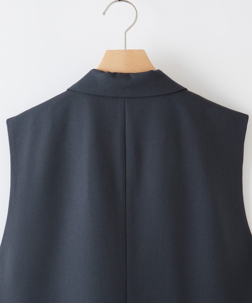 「CLEL」 ベスト S ライトグレー メンズ_画像9