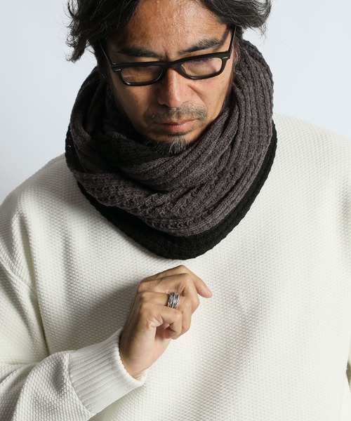 Louis Vuitton ネックウォーマー・スヌード LOUIS VUITTON ルイヴィトン スヌードグランフロア モノグラム ニット