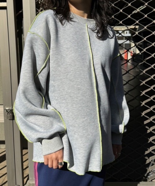 「mi via loca」 スウェットカットソー FREE オートミール レディース_画像8