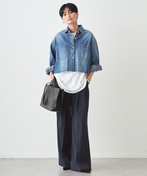 Loungedress（ラウンジドレス） ブラウス シャツ 「JAPAN MADE」デニム