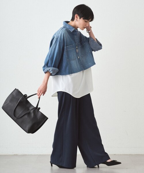 Loungedress（ラウンジドレス） ブラウス シャツ 「JAPAN MADE」デニム