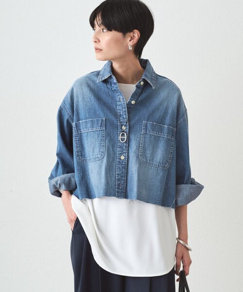 Loungedress（ラウンジドレス） ブラウス シャツ 「JAPAN MADE」デニム