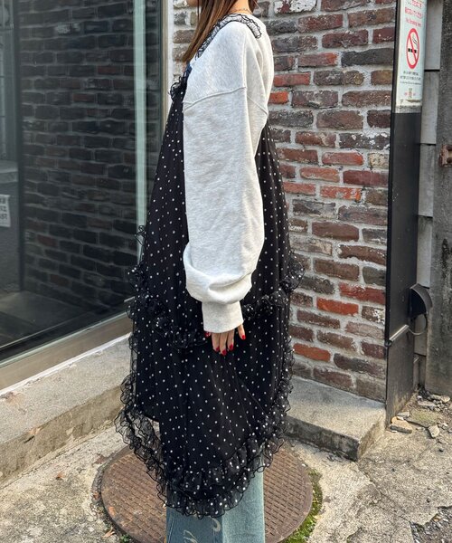 CIAOPANIC（チャオパニック） チュニック ラメドットチュール