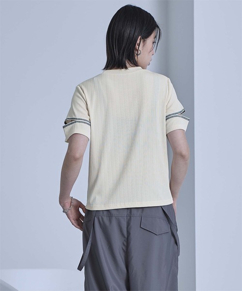 「miette」 半袖カットソー FREE チャコール レディース_画像6