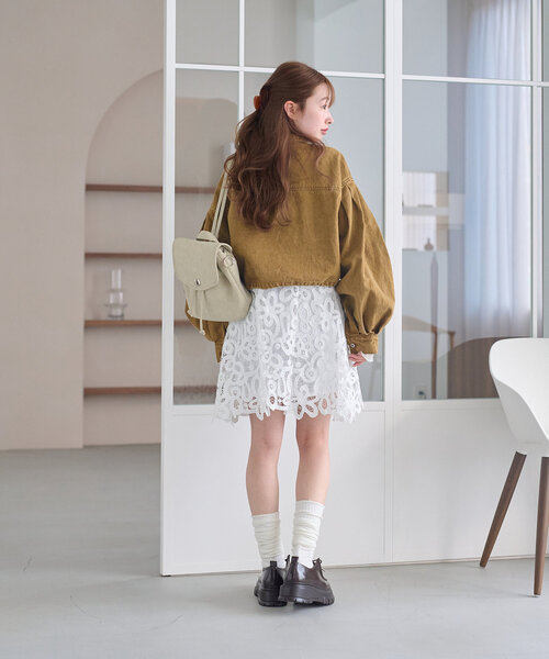 Kastane（カスタネ） デニムジャケット FREE グレー レディース