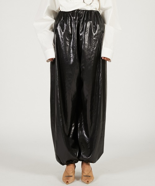 PRANK PROJECT サテンカーゴワイドパンツ　ブラック サイズ36 PRANK PROJECT（プランクプロジェクト）の「サテンカーゴワイドパンツ