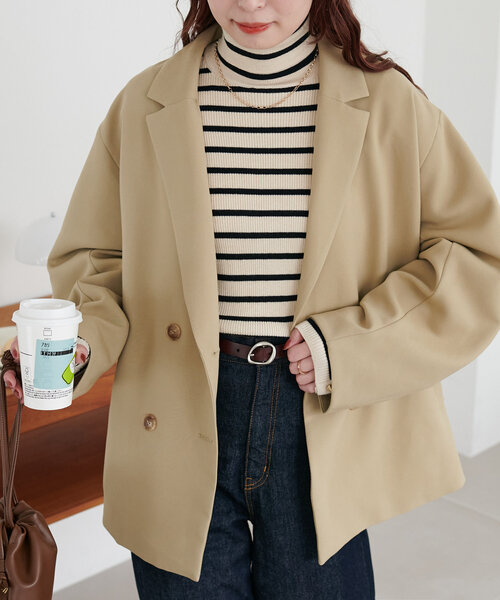 Discoat（ディスコート） テーラードジャケット FREE ベージュ
