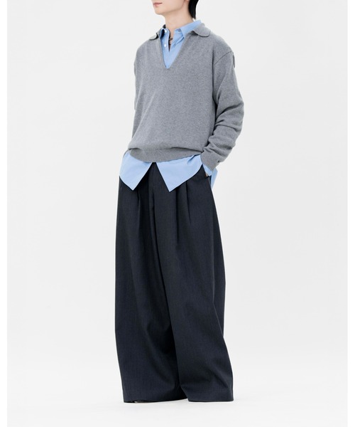 LAPIIS セーター ニット COTTON CASHMERE SKIPPER KNIT メンズ 