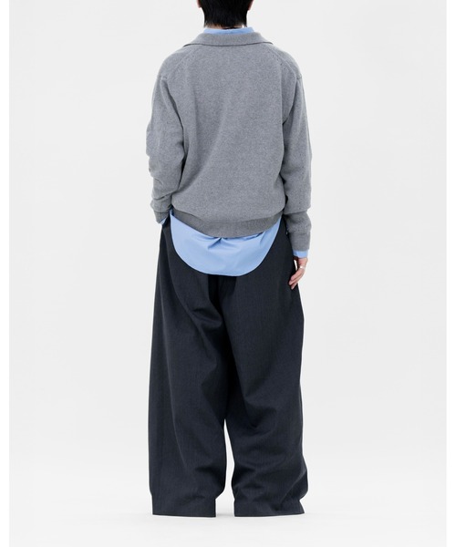 LAPIIS セーター ニット COTTON CASHMERE SKIPPER KNIT メンズ 