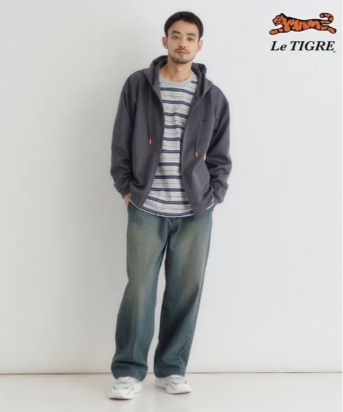 Right-on（ライトオン） パーカー 「Le TIGRE」ダンボールロゴ