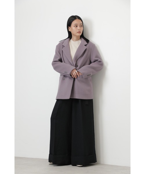 「mici」 テーラードジャケット SMALL グリーン レディース_画像9