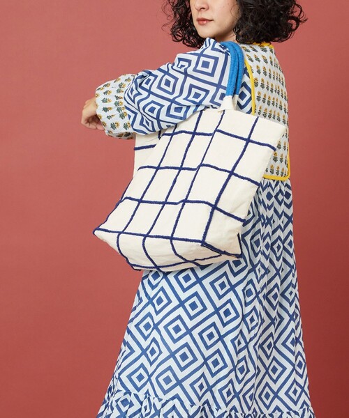 「Freada」 「beej」トートバッグ ONE SIZE ブルー レディース_画像7