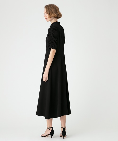 「LOULOU WILLOUGHBY」 半袖ワンピース 1 ブラック レディース_画像3