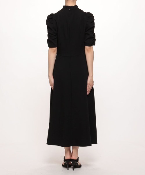 「LOULOU WILLOUGHBY」 半袖ワンピース 1 ブラック レディース_画像8