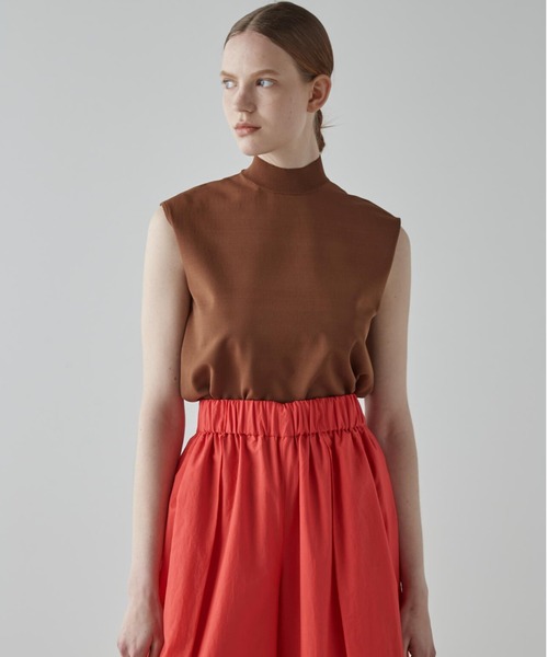 ◆美品◆ アドーア  ノースリーブ ニットトップス コットン  38 ADORE（アドーア） ノースリーブニット 38 ブラック レディース