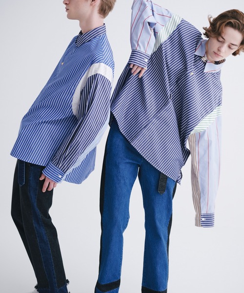 「CULLNI」 長袖シャツ 2 ブラック メンズ_画像5