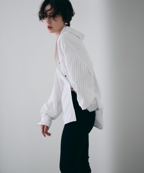 Trish（トリッシュ） ブラウス シャツ パウダースキンカシュクール2way