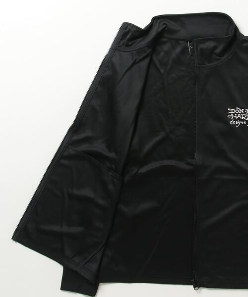 「Ed Hardy」 ジャージブルゾン L ブラック メンズ_画像2