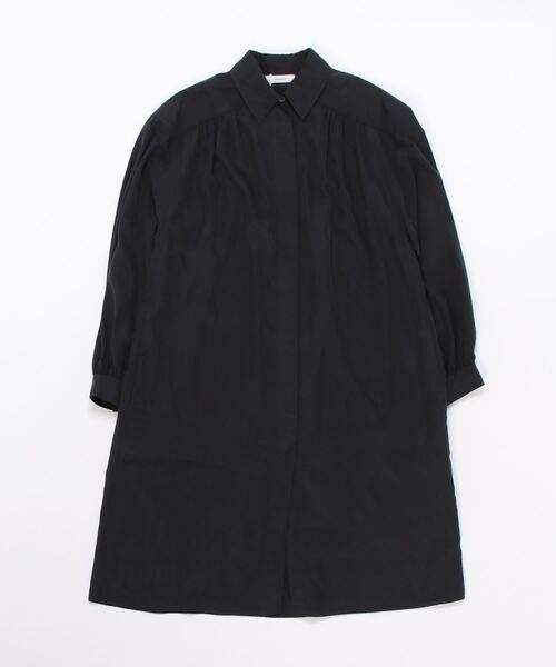 「AMOMENTO」 シャツワンピース 1 ブラック レディース_画像2