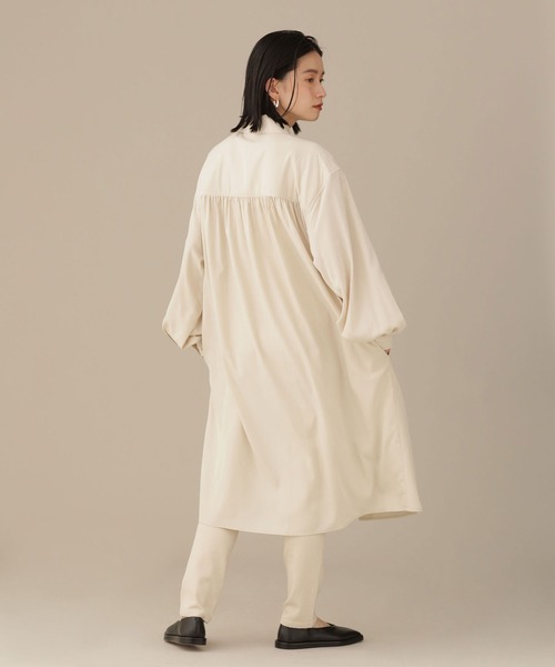 「AMOMENTO」 シャツワンピース 1 ブラック レディース_画像6