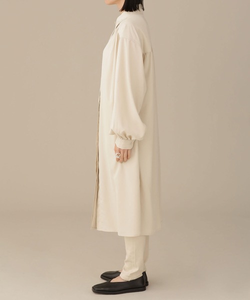 「AMOMENTO」 シャツワンピース 1 ブラック レディース_画像9