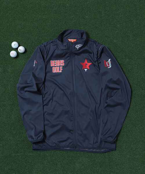 BEAMS GOLF（ビームス ゴルフ） ブルゾン LARGE ネイビー メンズ