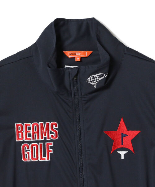「BEAMS GOLF」 ブルゾン LARGE ネイビー メンズの画像