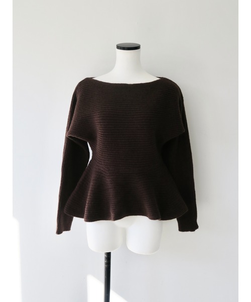celon ワンピース textured peplum knit set : ZOZOTOWN Yahoo!店
