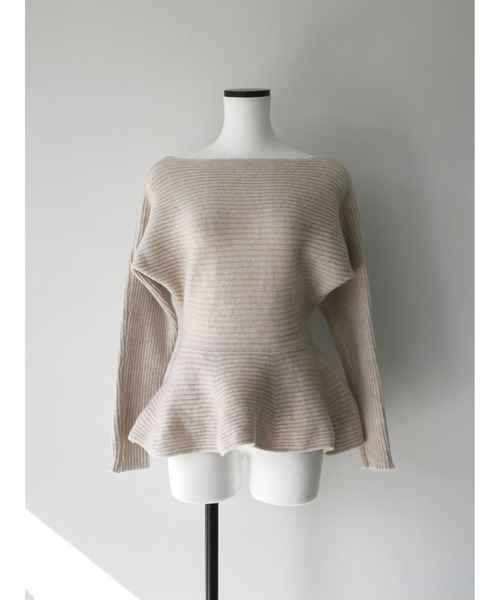 celon ワンピース textured peplum knit set : ZOZOTOWN Yahoo!店