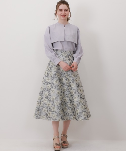 「ASTORIA ODIER」 フレアスカート SMALL イエロー レディース_画像5