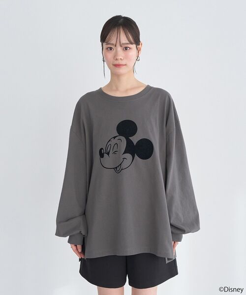 Disney（ディズニー） tシャツ Disney/アソートプリントロンTEE
