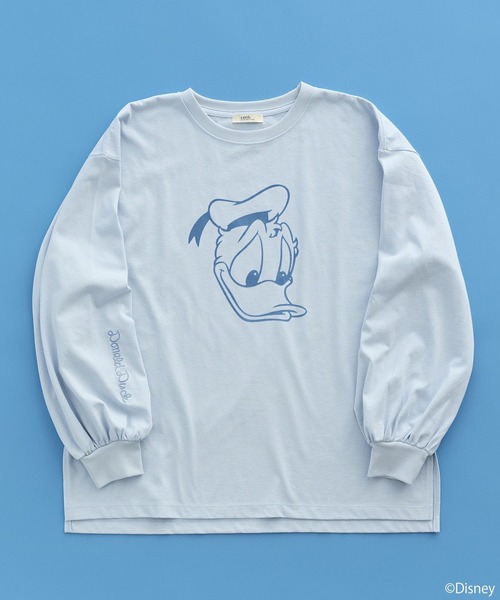 Disney（ディズニー） tシャツ Disney/アソートプリントロンTEE