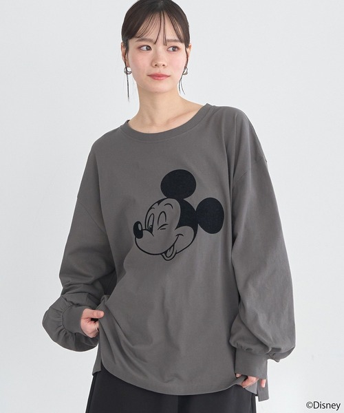Disney（ディズニー） tシャツ Disney/アソートプリントロンTEE