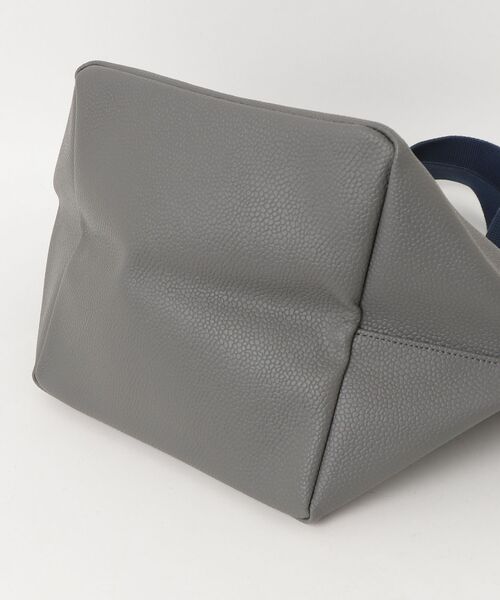 【定番・超人気】エルベシャプリエ ハンドバッグ レザー グレー Herve Chapelier（エルベシャプリエ） ハンドバッグ - グレー