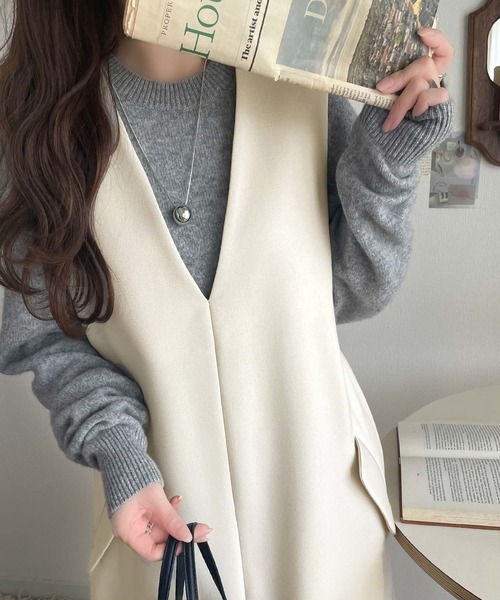 「classicalelf」 サロペットスカート X-LARGE ブラック レディース_画像5