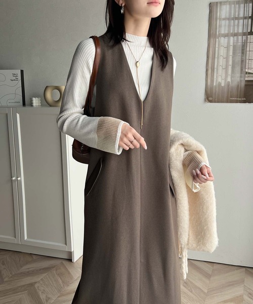 「classicalelf」 サロペットスカート X-LARGE ブラック レディース_画像7