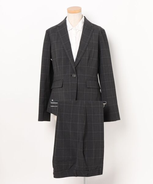 「m.f.editorial」 パンツスーツ X-LARGE グレー系その他2 レディース
